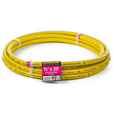 HOME-FLEX 1/2 in. CSST x 25 ft. Corrugated Stainless Steel ...