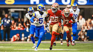 HIGHLIGHTS: Rams WR Tutu Atwell goes for 24 yards after pass from QB Matthew Stafford against the 49ers