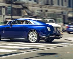 Image of RollsRoyce Spectre Salamanca Blue