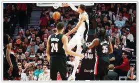 SPURS STORM PAST TRAIL BLAZERS