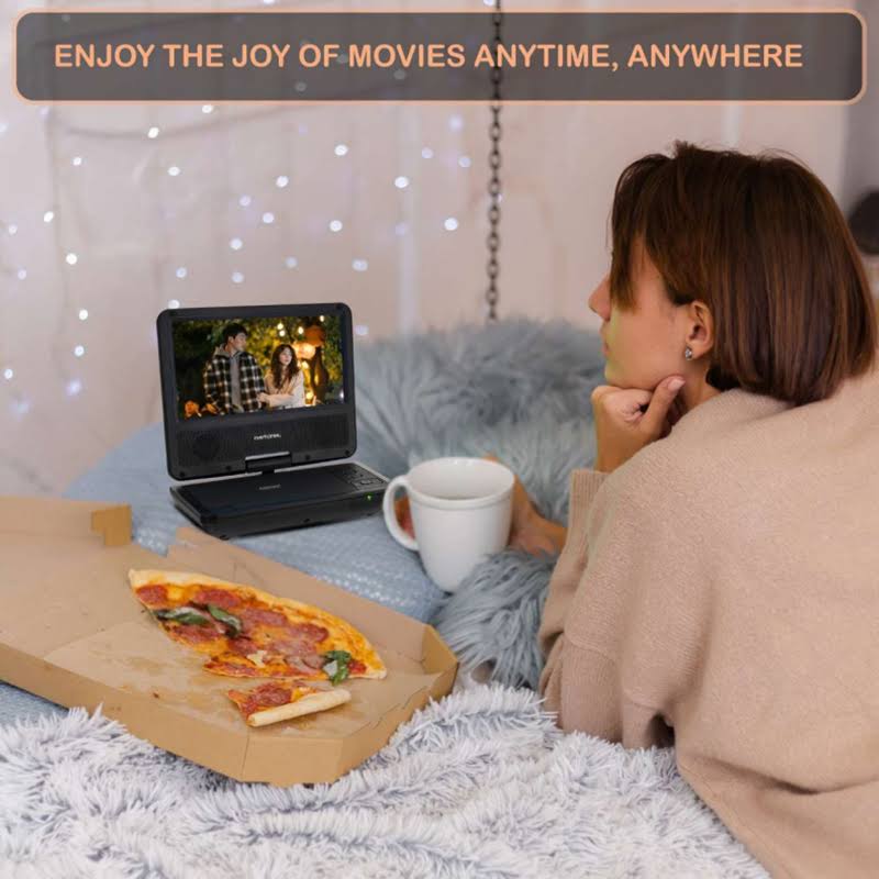 Memorex 7 inch Portable DVD Player with Swivel Screen mxsdv07