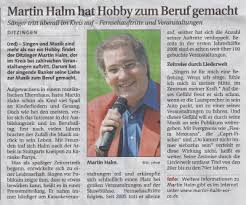 Martin Halm Stimme mit Herz Unterhaltungskuenstler aus Leonberg