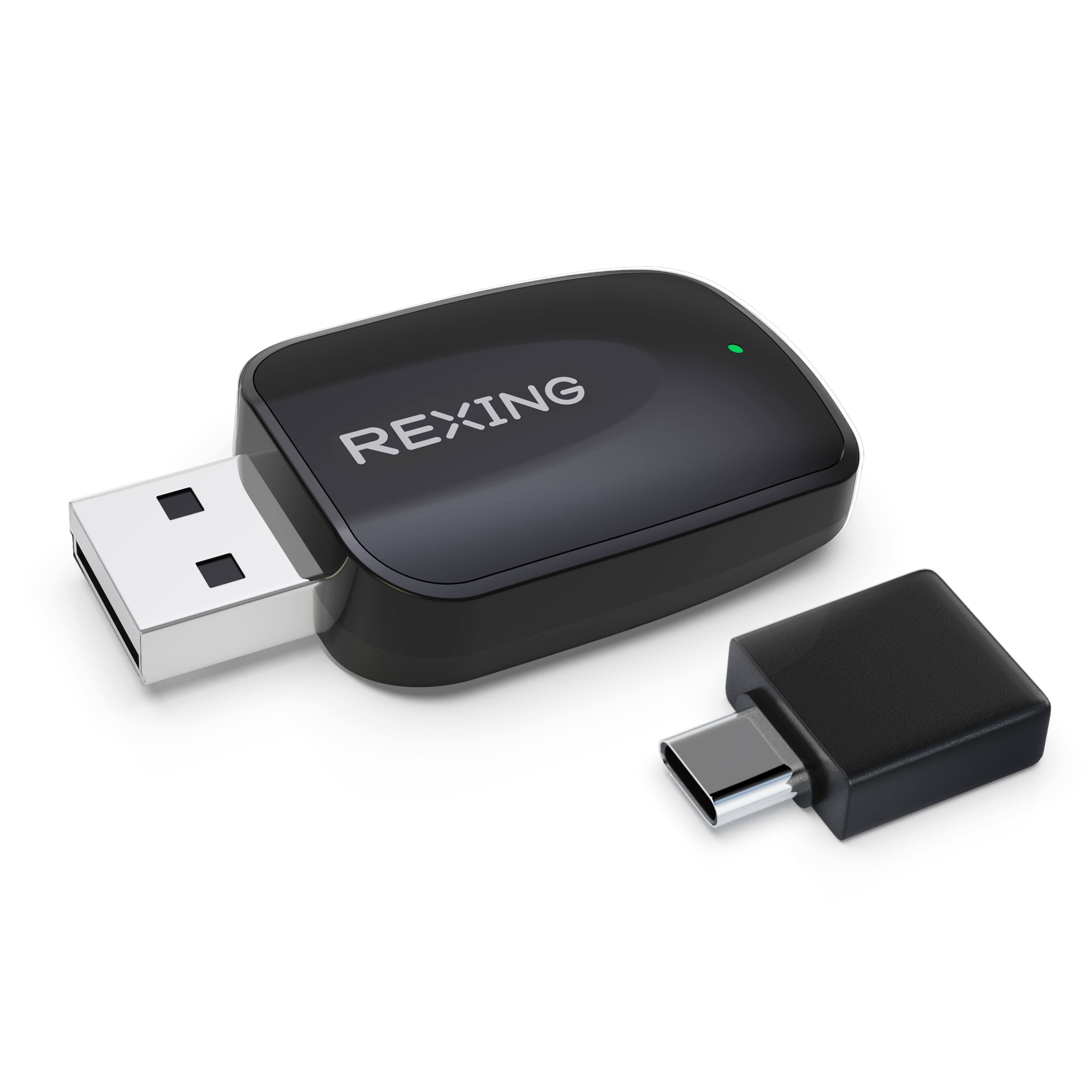 Rexing CPW-42 Wireless CarPlay & Android Auto Adapter for iPhone and Android