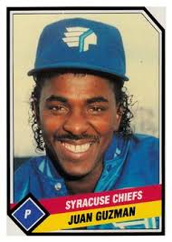 1989 CMC Syracuse Chiefs #9 Juan Guzman Front - 65873-9Fr