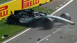 Australian GP: Kimi Antonelli in huge crash as George Russell reveals stunning Mercedes pace in Practice Three