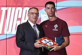 World Cup: Portugal’s President hands flag to be used in tournament
