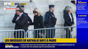 Brigitte Macron est présente aux obsèques de l'actrice Nathalie Baye