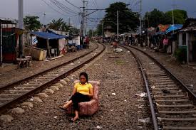 Image result for slum dwellers in railway