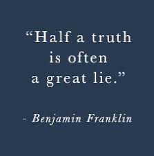 Quotes About Omission Of Truth. QuotesGram via Relatably.com