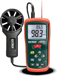 Extech AN200 EasyView CFM/CMM Vane Thermoanemometer with IR ...