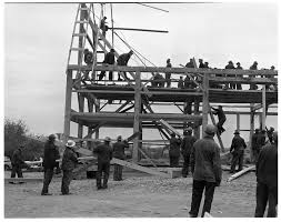 Image result for barn raising