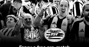 Latest. Cheers for the support: Free drink for fans attending PSV clash