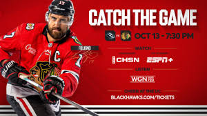 Mammoth vs. Blackhawks: Season Opener