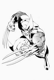 Image result for coloring pages wolverine