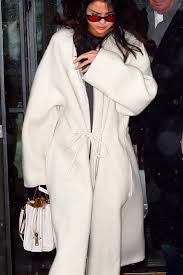 Product Questions – Selena Gomez White Woolen Lace-up Coat - TheCelebrityDresses
