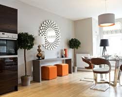 Image result for The entry room is decorated with modern wooden table