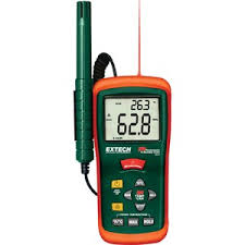 Extech Instruments Hydro-Thermometer + Infrared Thermometer ...