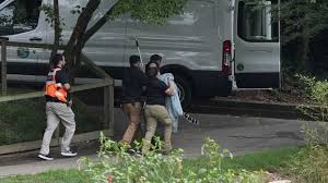 Pictures show leopard after escaping, being captured at Greenville Zoo