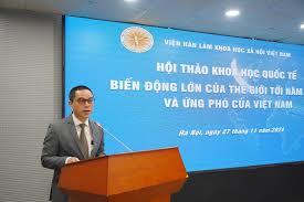 Hội thảo khoa học quốc tế “Biến động lớn của thế giới tới năm 2030 và ứng phó của Việt Nam