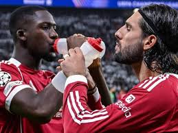 Szoboszlai celebrating