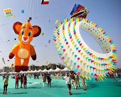 Image of Makar Sankranti Gujarat kite festival