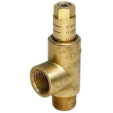 WEFLO ADJUSTABLE PRESSURE RELIEF VALVE, Bronze, 1/2" NPT, FM ...
