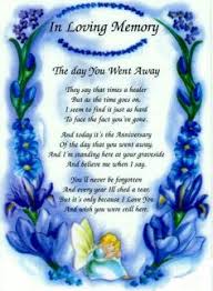 Death Poems | One year death anniversary messages funeral first ... via Relatably.com