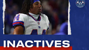 Giants-Browns inactives: Brian Burns active for Giants