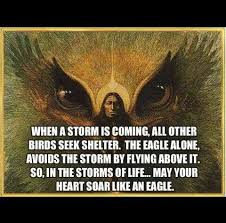 Inner peace Native American quote Eagle | THE PEOPLE&#39;s WISDOM ... via Relatably.com