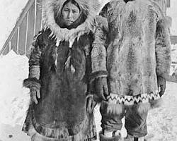 Image of Inuit wearing Mukluks