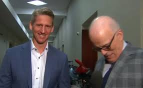 Nugent Hopkins Interrupts Coach Interview Before Oilers Elimination Game