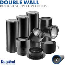 7" Diameter DuraVent DVL Double-Wall Stove Pipe Components ...