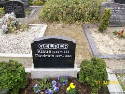 Grab von Klaus Gelder (1933-1963), Friedhof Weenermoor
