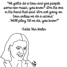 Eddie Van Halen Contemplates Fame, in Illustrated Form | Village Voice via Relatably.com