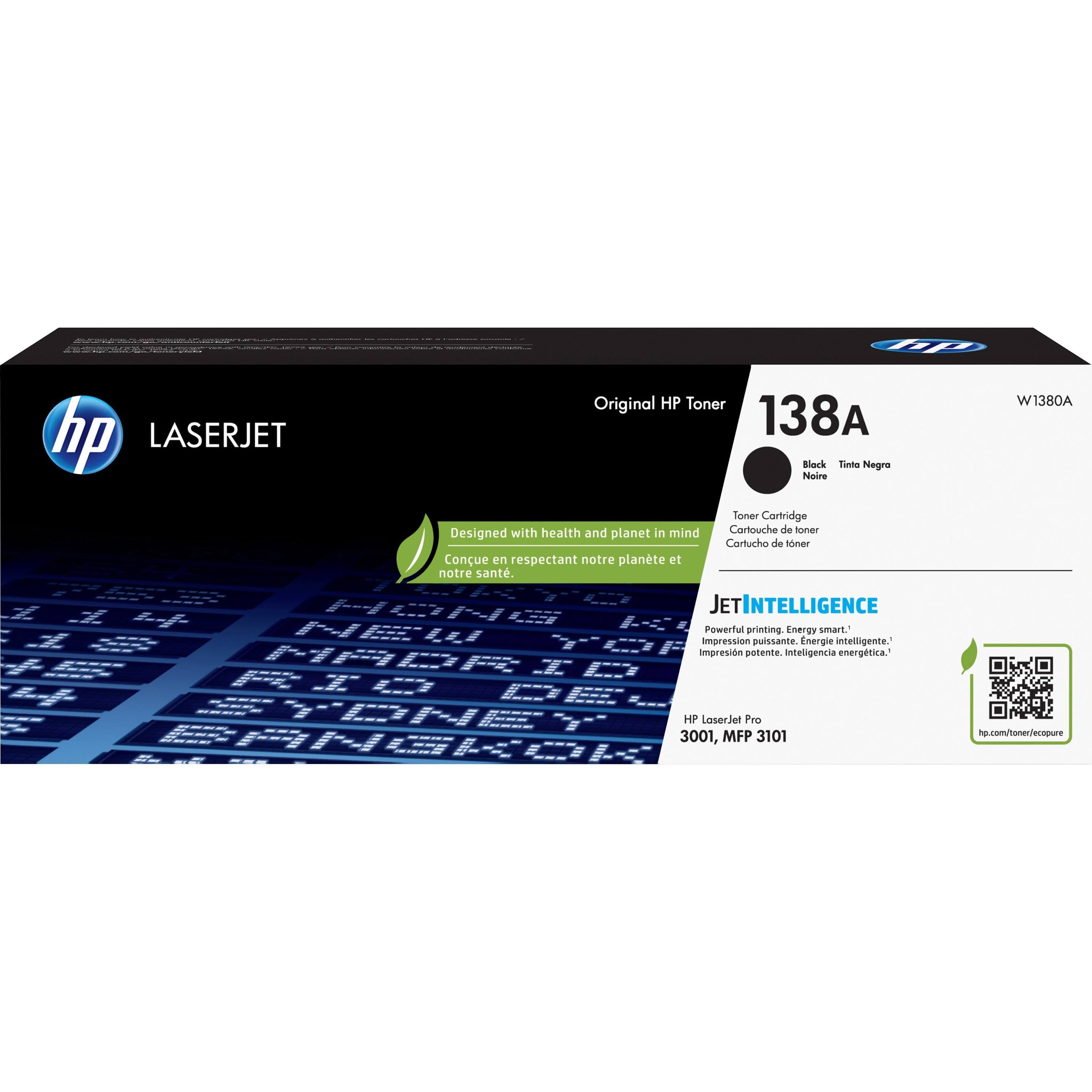 HP 138A Black Toner Cartridge w1380a
