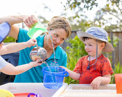 صورة Kids playing with water