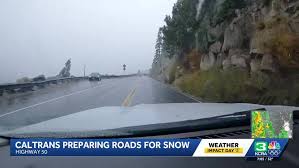 Northern California Storm Brings Rain and Snow