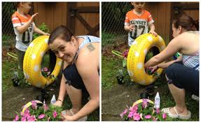 Image result for flowers on tires