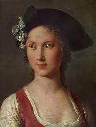 Pietro Antonio Rotari: A young woman with a hat. - H0862-L18493127