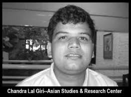 Chandra Lal Giri, president of the Asian Studies and Research Center in Kathmandu, returned from a ... - 6a00d8341df99053ef0168e507f509970c-320wi