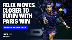Felix Auger-Aliassime Fights Back to Reach Paris Masters Quarterfinals