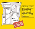 Hand luggage restrictions at UK airports