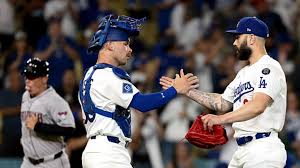 Tanner Scott during a game with the Dodgers