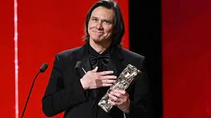 Jim Carrey receives the honorary "Caesar" award of France