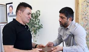 دیدار علیرضا دبیر و محمد بنا در قزاقستان + فیلم