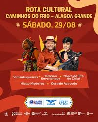 Alagoa Grande sedia 'Caminhos do Frio" com show de Geraldo Azevêdo e vasta programação cultural e gastronômica; confira