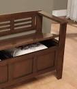 Rustic storage bench Dubai