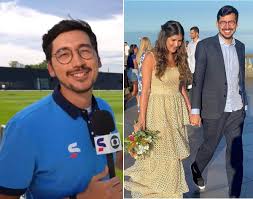 Repórter 'crush' da Copa, Nilson Klava se casou com filha de jornalista no Cristo Redentor