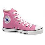 Pink hi top converse