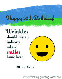 Fabulous 50th Birthday Cards For Him and Her via Relatably.com